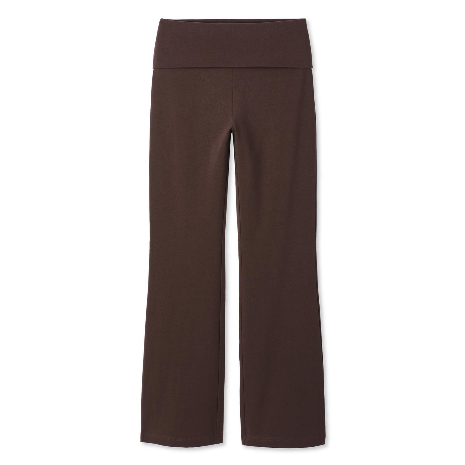 Pantalon évasé à ceinture montée repliable No Boundaries pour femmes