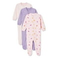 thumbnail image 1 of George Baby Girls' Sleeper 3-Pack, 1 of 2