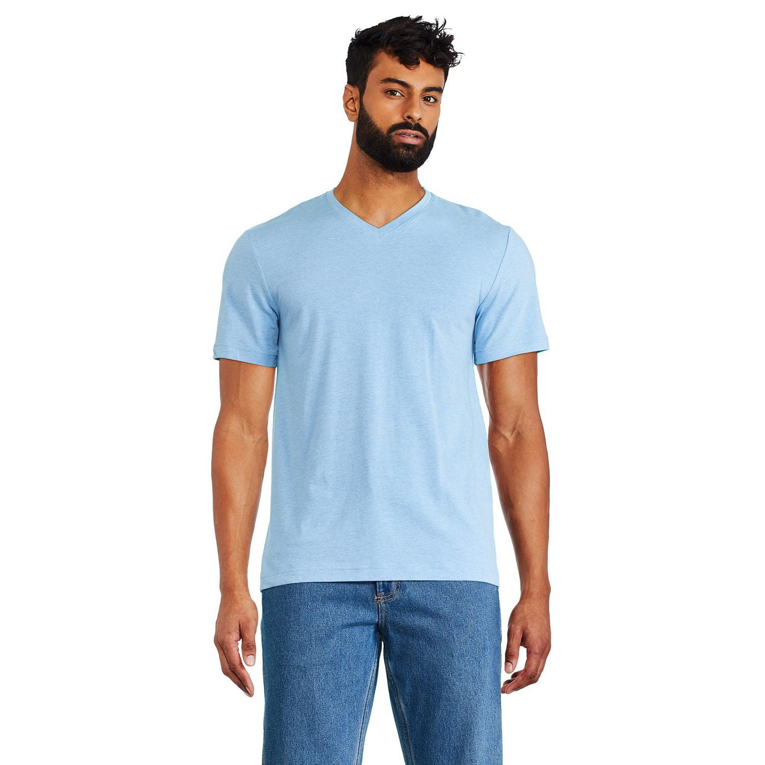 George Men's Stretch V-Neckline Tee - Walmart.ca
