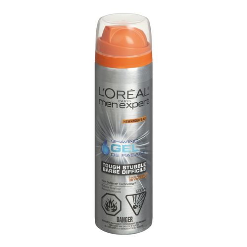 L'Oréal Paris Men Expert Hydra Energetic Gel Rasage pour Barbe Difficile, 200 mL