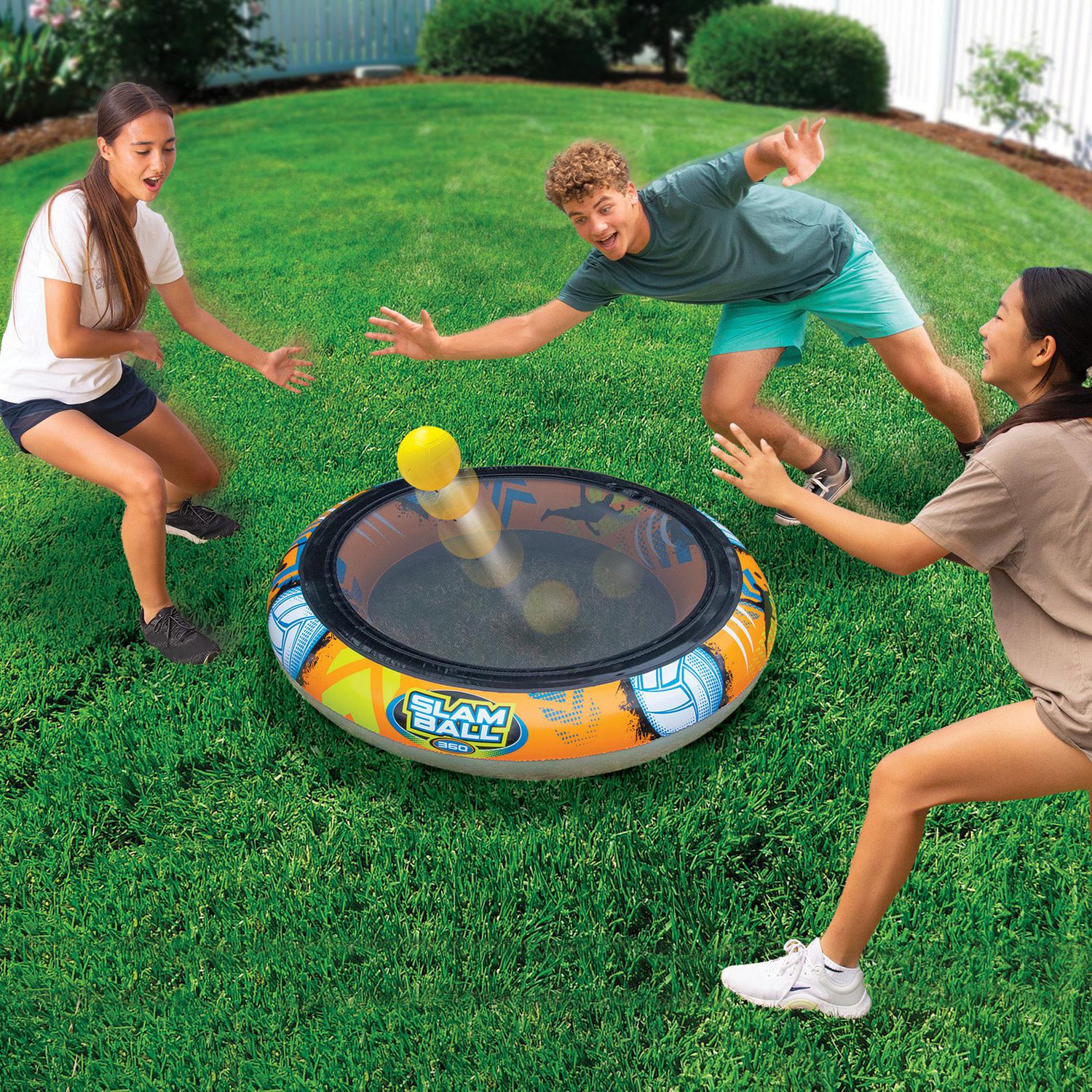 Banzai SLAM BALL 360 Inflatable High-Energy Pool or Lawn Game Ages