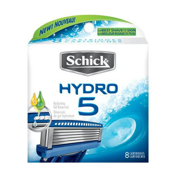 Cartouches de lames Hydro 5 Schick, paquet de 8
