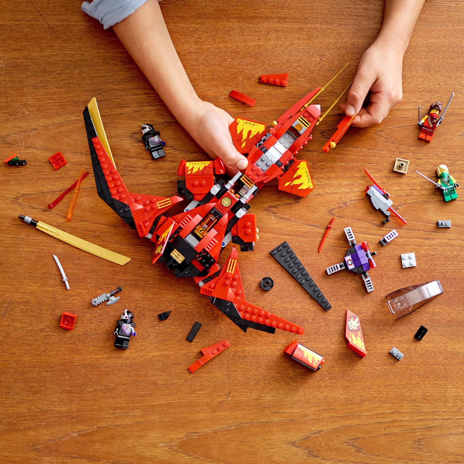 LEGO NINJAGO Legacy Kai Fighter 71704 Toy Building Kit (513 Pieces