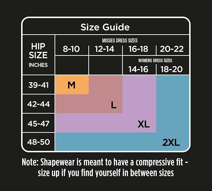 Culotte gainante taille haute FitSenseMC Maidenform Tailles M - 2TG