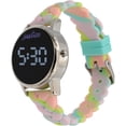 thumbnail image 2 of Montre LED tressée pastel Justice avec ensemble de bracelets, 2 of 3