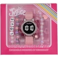 thumbnail image 3 of Justice Gradient Pink Led Watch With Bracelet Set, 3 of 3