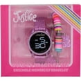 thumbnail image 3 of Justice Pink sparkle strap Led Watch With Bracelet Set, 3 of 3