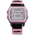 thumbnail image 1 of Justice LCD  Watch With Pink and Black Fast wrap strap, 1 of 3