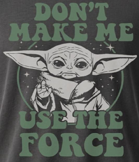 Star Wars The Mandalorian Men's Grogu Force Short Sleeve T-Shirt