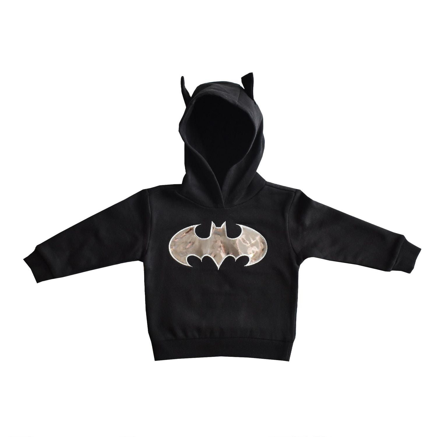 Toddler Boys Batman Shine Long Sleeve Hoodie Walmart