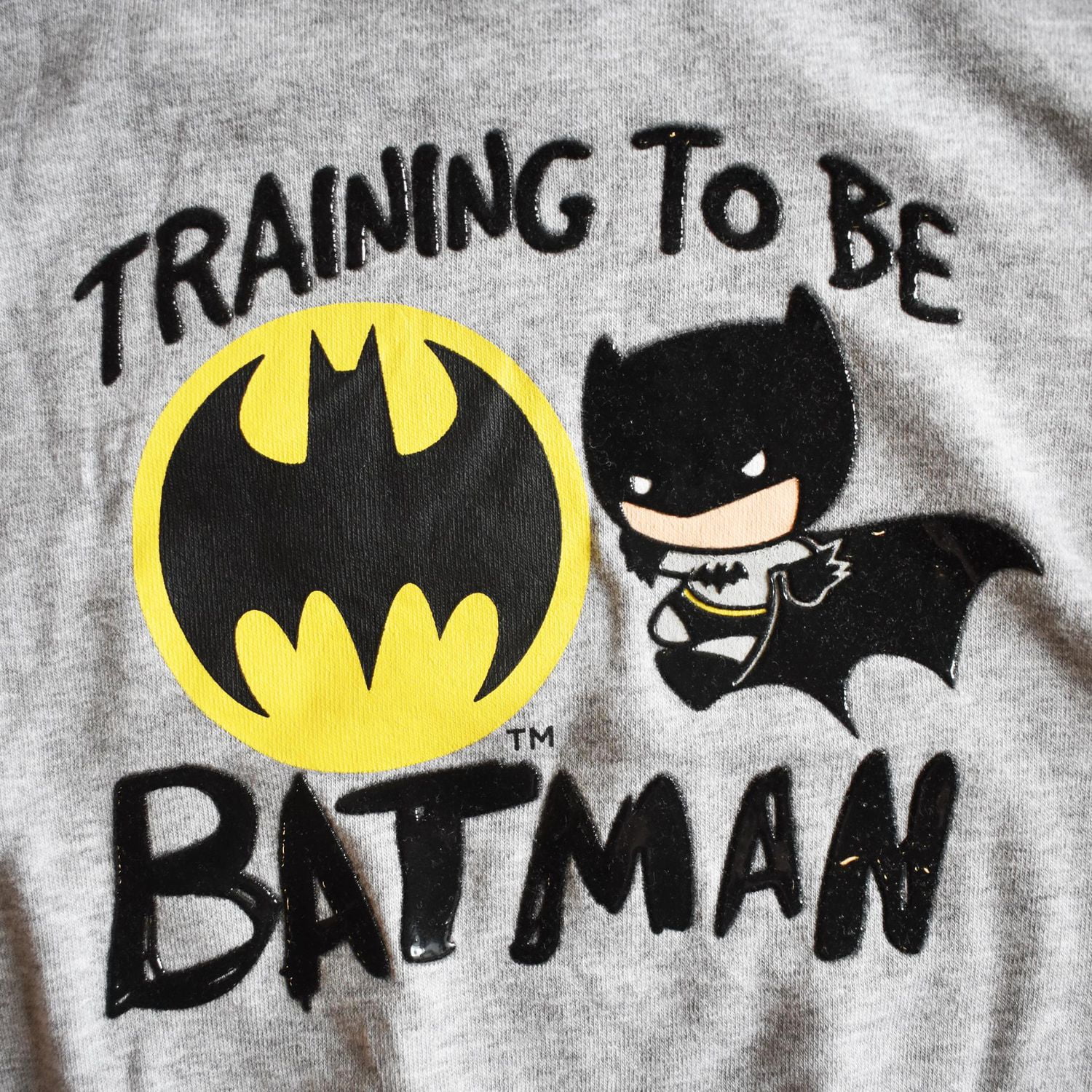 Toddler Boys Batman Training Logo Long Sleeve
