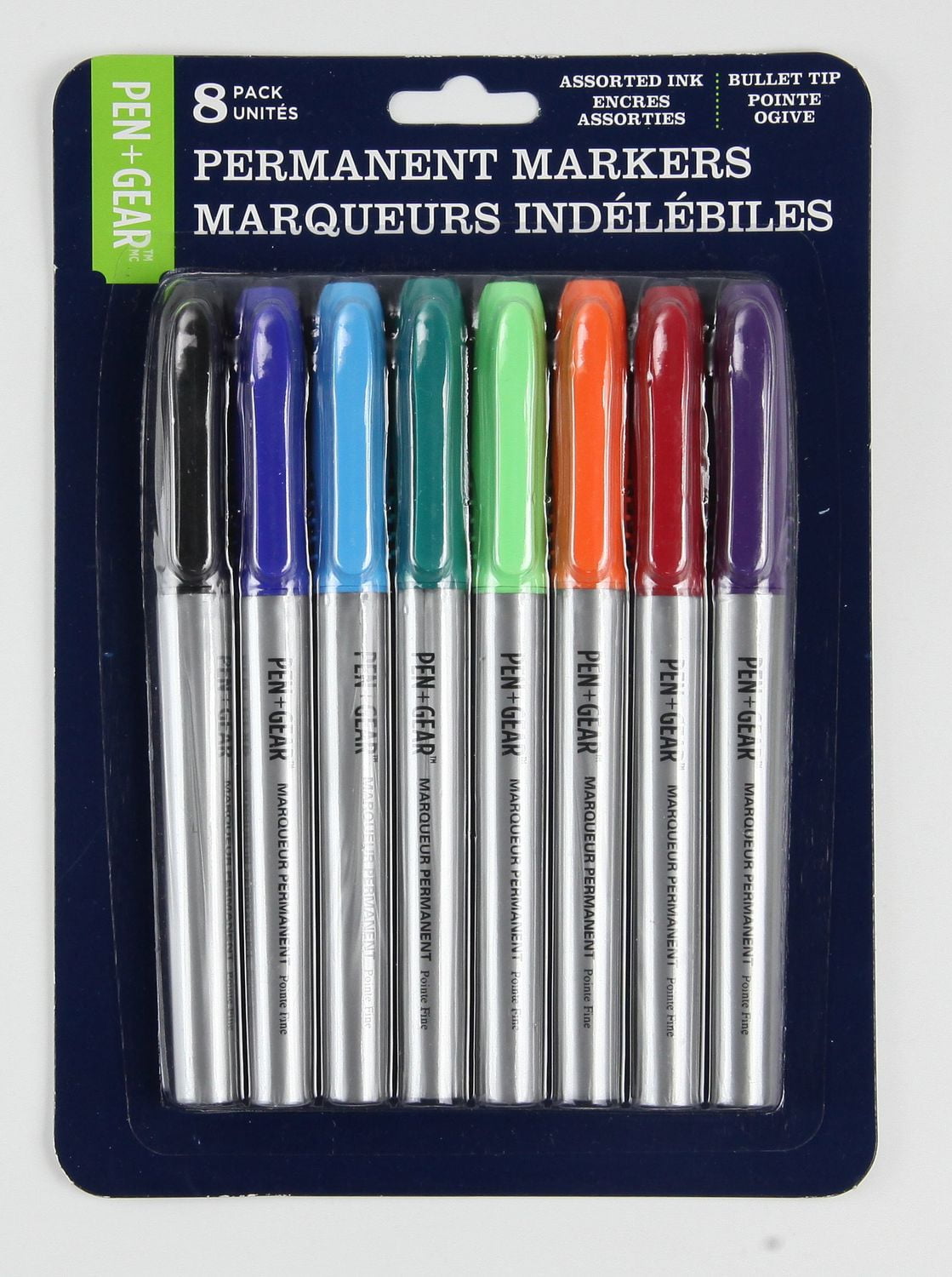 Pen Gear Pen Gear 8pk Permanent Markers Walmart Canada