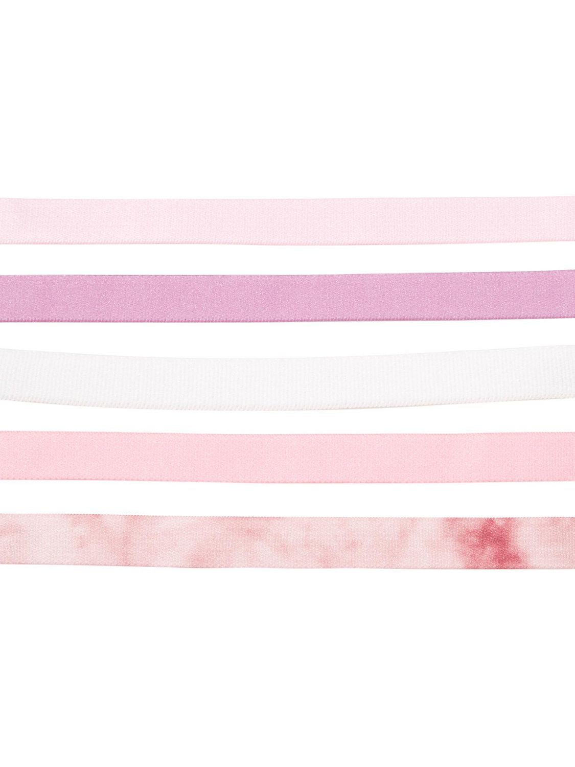 CLAIRES 5 BANDEAUX ROSE PRISE SPORT