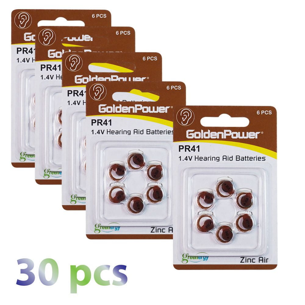 Exian Hearing Aid Long Lasting Zinc Air Battery 100 MercuryFree 30