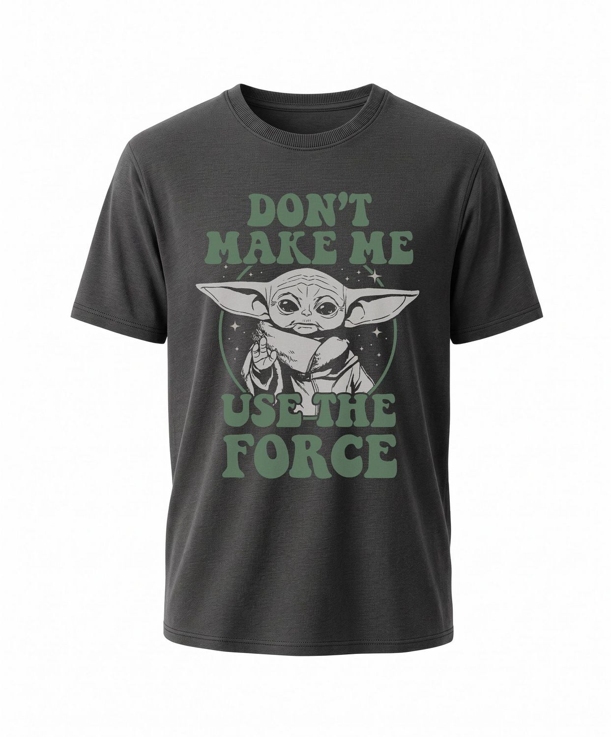 Star Wars The Mandalorian Men's Grogu Force Short Sleeve T-Shirt