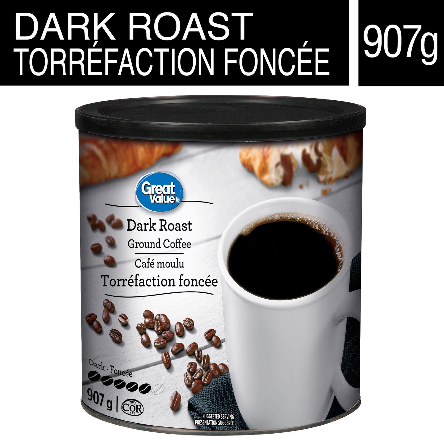 Great Value Dark Roast Ground Coffee Walmart Canada