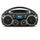 Proscan Portable Bluetooth CD Boombox with AM/FM Radio - Black - image 1 of 3