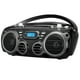 Proscan Portable Bluetooth CD Boombox with AM/FM Radio - Black - image 2 of 3