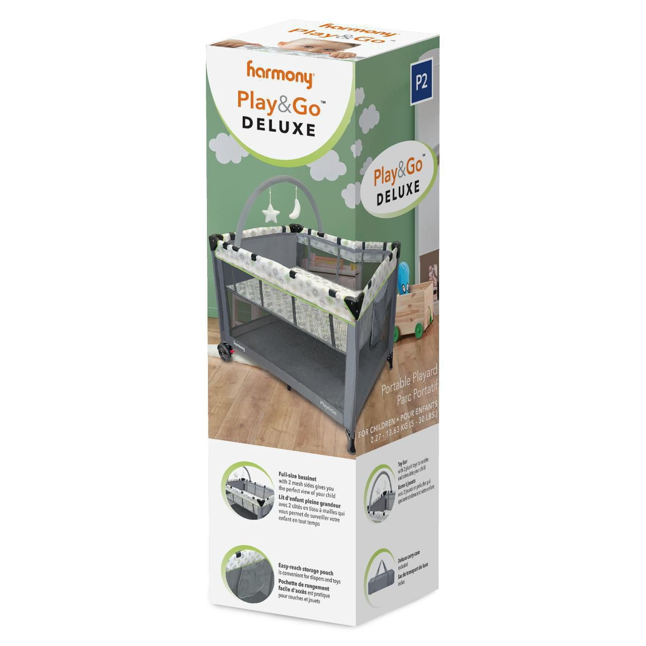 harmony play & go deluxe playard