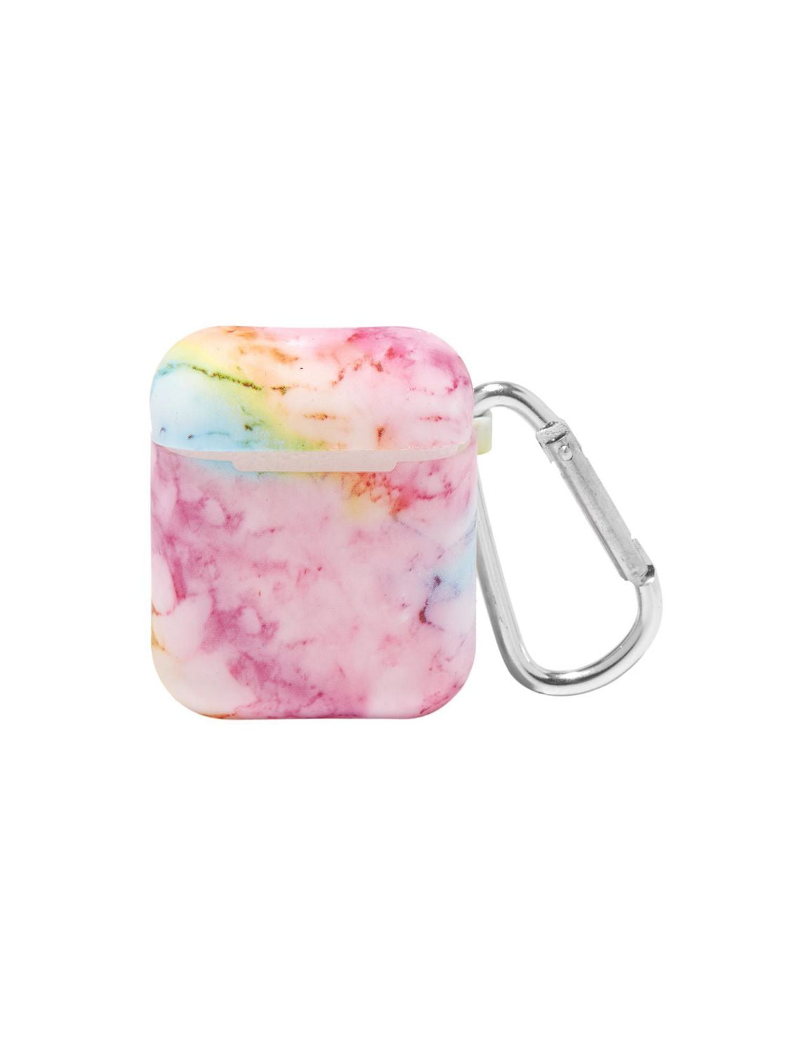 CLAIRES ÉTUIS AIRPOD ARC EN CIEL MARBRE