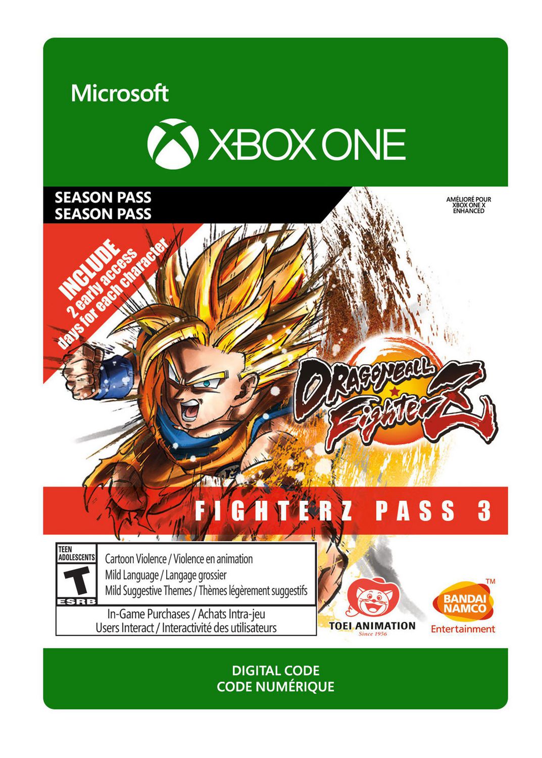 Xbox One Dragon Ball FighterZ   Season Pass 20 [Download]   Walmart ...