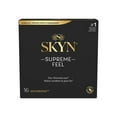 thumbnail image 1 of Préservatifs lubrifiés SKYN Supreme Feel sans latex, boîte de 16, 1 of 6