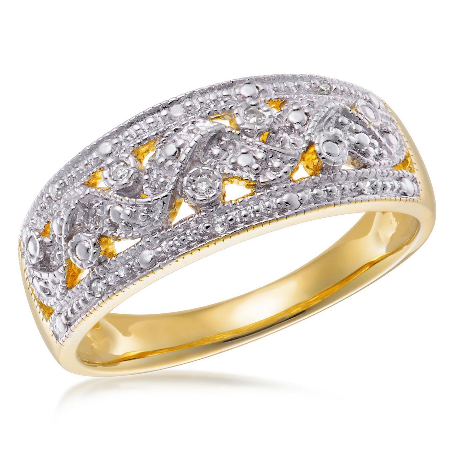 Walmart ladies diamond on sale rings