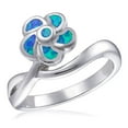 thumbnail image 1 of Bague Quintessential en argent sterling bleu opale, 1 of 2