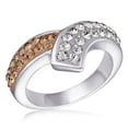 thumbnail image 1 of Quintessential Sterling Silver Ladies Black Diamond/Smoked Topaz Ring, 1 of 1