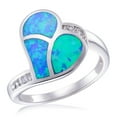 thumbnail image 1 of Bague Quintessential en argent sterling bleu opale, 1 of 2