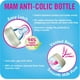 MAM Easy Start Anti-Colic Matte Bottle, 9 oz (2-Count), Baby Essentials, Medium Flow Bottles with Silicone Nipple, Unisex Baby Bottles, MAM Easy Start Matte 9oz 2pk Bottle - image 4 of 5