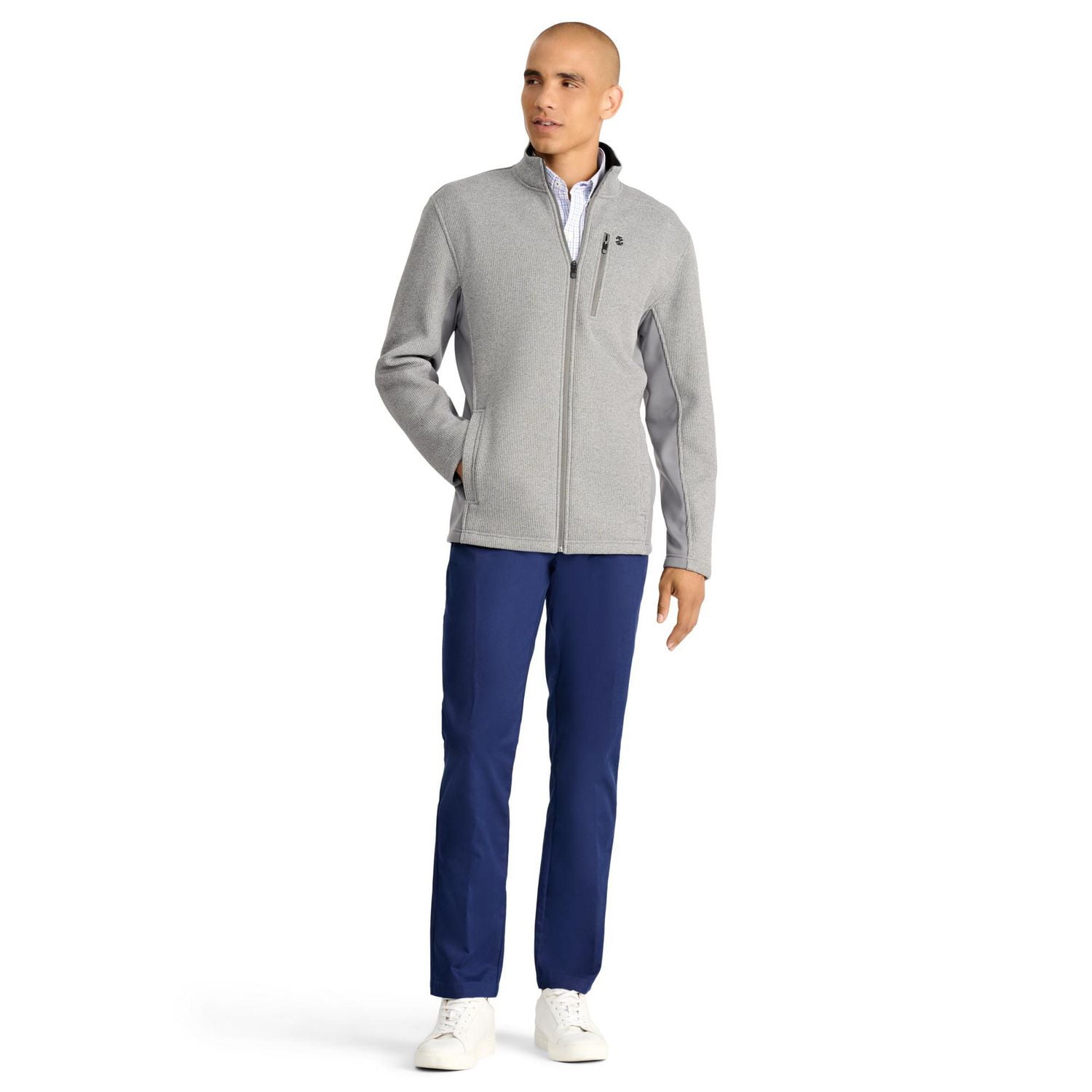 Izod men's performance shop shaker fleece jacket