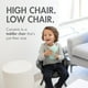Boon GRUB™ Chaise haute réglable pour bébé lavable au lave-vaisselle - Se transforme en chaise pour tout-petit – image 3 sur 6