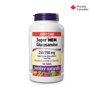 Webber Naturals® Glucosamine avec NEM 750/250 mg