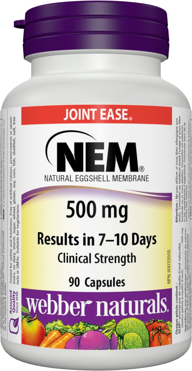 Webber Naturals® Nem 500 Mg Natural Eggshell Membrn Walmart Canada