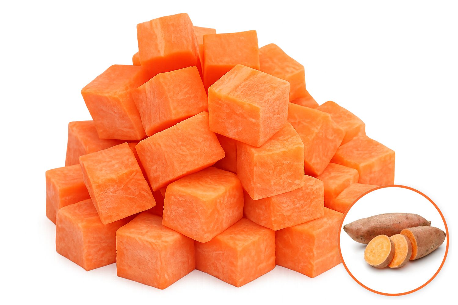 Sweet Potato Cubes, Cubs of Sweet Potato