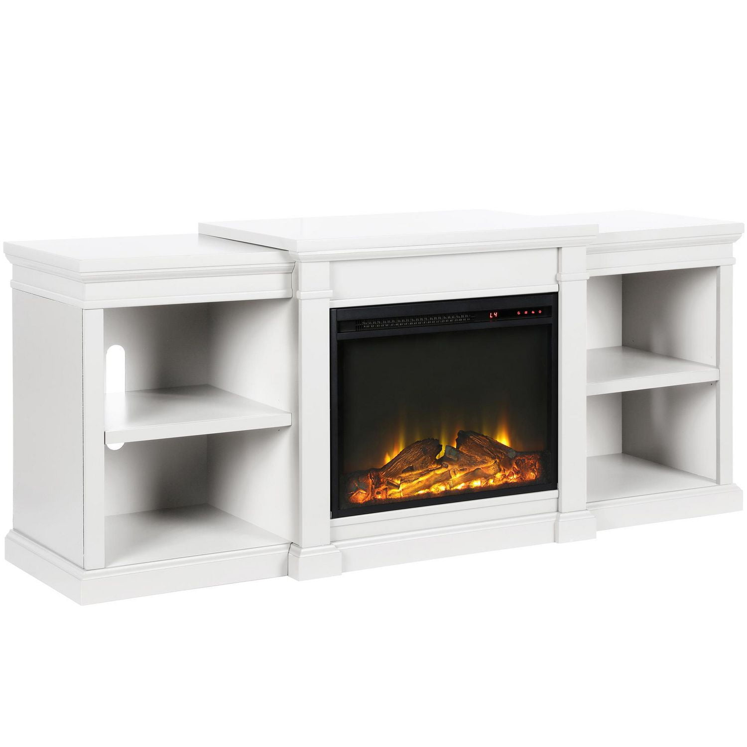 Manchester Electric Fireplace TV Stand for TVs up to 70", White ...