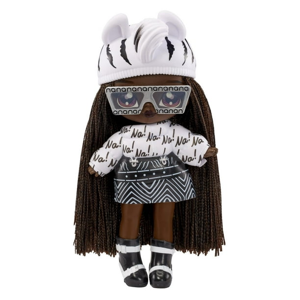 Na Na Na Fuzzy Surprise Series 1 Zara Zebra 7 Fashion Doll, Beanie,  Glasses, Outfit, Shoes, Poseable, Toy Gift Kids Ages 4 5 6 7 8+ 