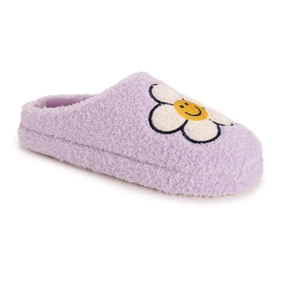 MUK LUKS Women's Slipper Purple Daisy, Sizes 5-10