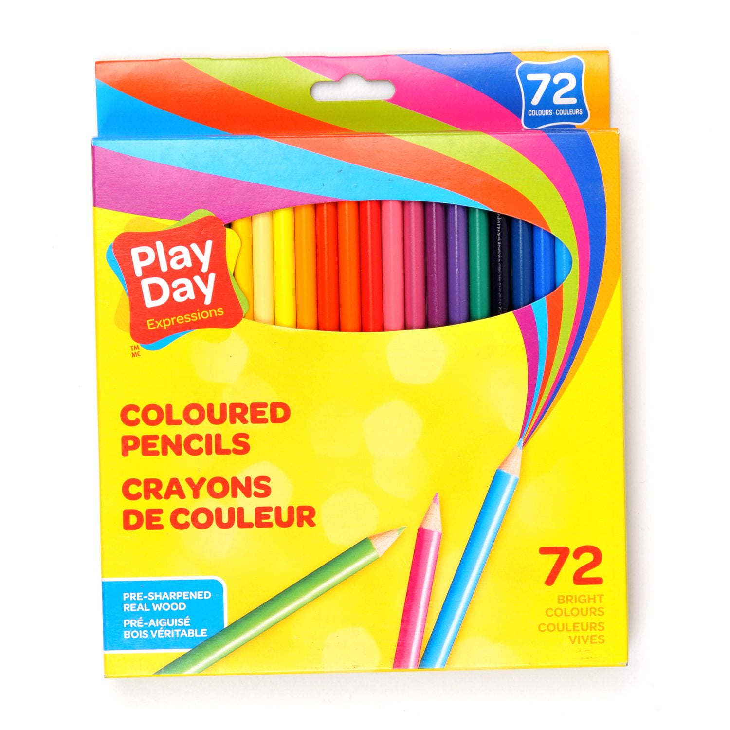 Play Day 72CT Colored Pencils Walmart Canada