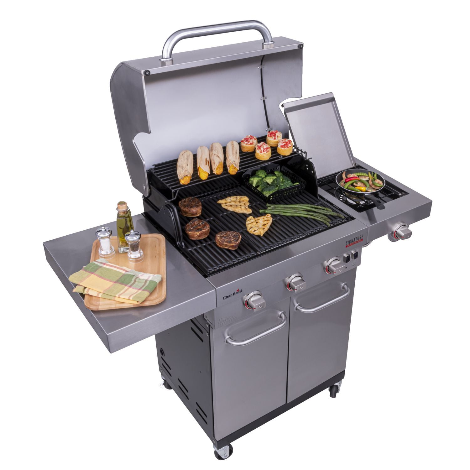 Char Broil Signature Series TRU Infrared 3 Burner Gas Grill Walmart