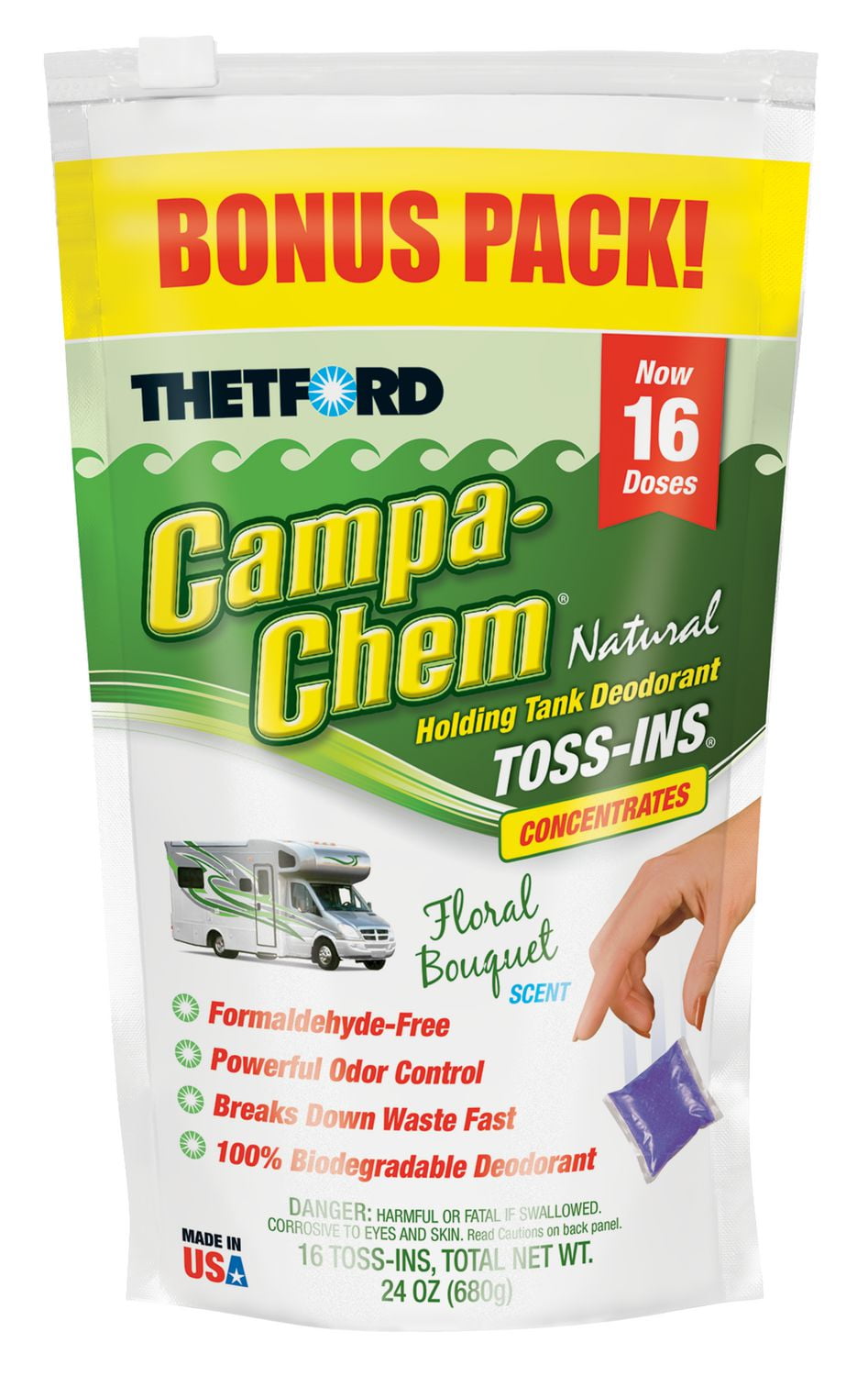 Campa Chem Natural Toss Ins Holding Tank treatment Walmart Canada