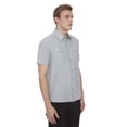 thumbnail image 2 of Dark Black Men's Short-Sleeve Button-Down, 2 of 6