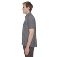 thumbnail image 4 of Dark Black Men's Short-Sleeve Button-Down, 4 of 6