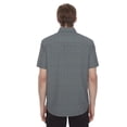 thumbnail image 3 of Dark Black Men's Short-Sleeve Button-Down, 3 of 6
