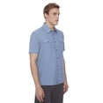 thumbnail image 2 of Dark Black Men's Short-Sleeve Button-Down, 2 of 6