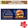 thumbnail image 1 of Kraft Extra Cheddar Slices, 390g, 14ct, 1 of 11