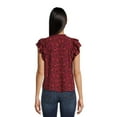 thumbnail image 3 of BCBG PARIS FLUTTER SLEEVE TOP, 3 of 5