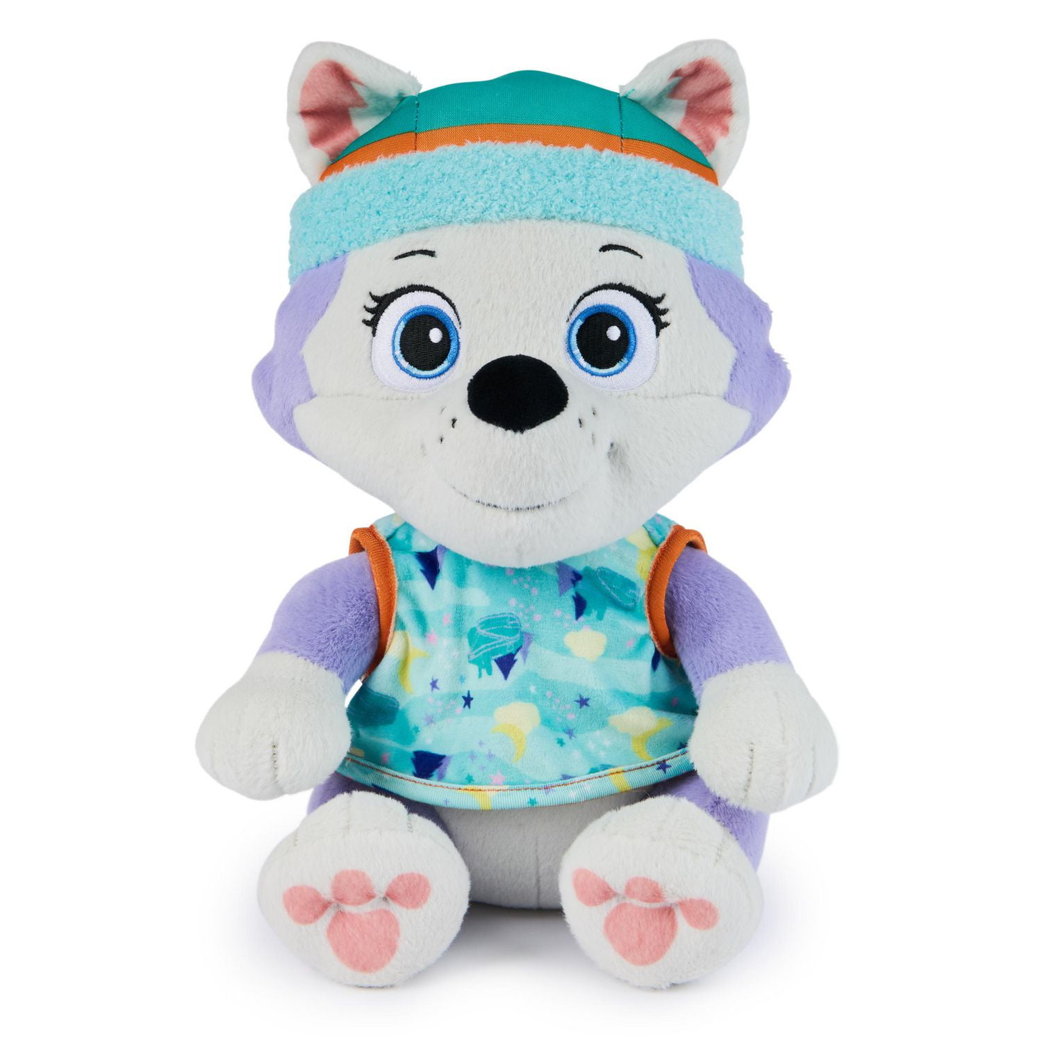 PAW Patrol Bedtime Plush Everest 10 Inch Stuffed Animal with Reversible Outfit Kids Toys for Boys Girls Ages 3 and Up Plush Everest Walmart