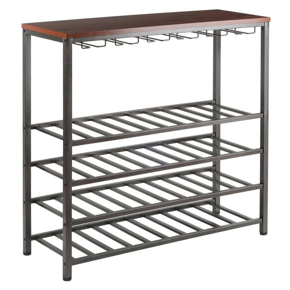 Winsome Michelle Wine Rack, Antique Bronze Finish  - 87438